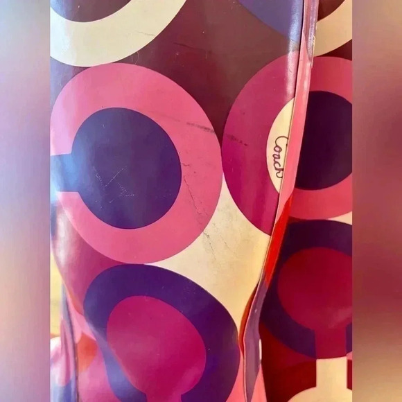 COACH Periwinkle Tall Rain Boots, Galoshes, Women’s 8B - Picture 10 of 12